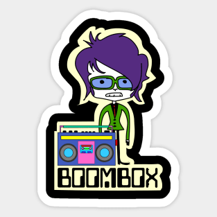 Boombox Sticker